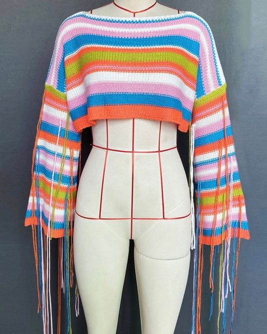 JUDEE KNITTED TOP ( Multi Color )