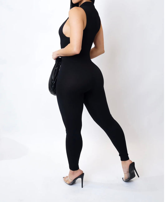 MAKE IT WORK JUMPSUIT ( Black )