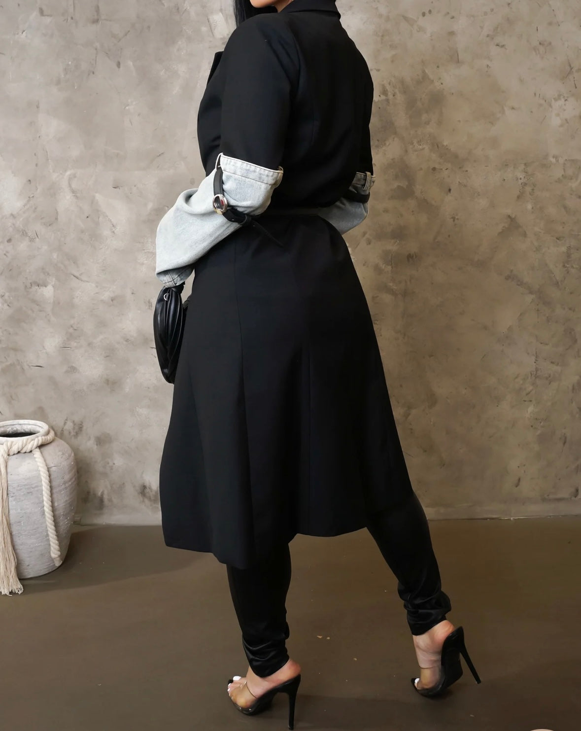 ON POINT JACKET ( Black/ Denim )