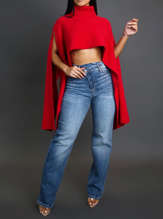 ZETTA CROP TOP ( Red )