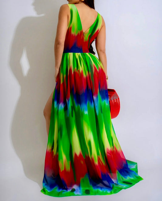 CARRIBEAN MAXI DRESS ( Multi Color )