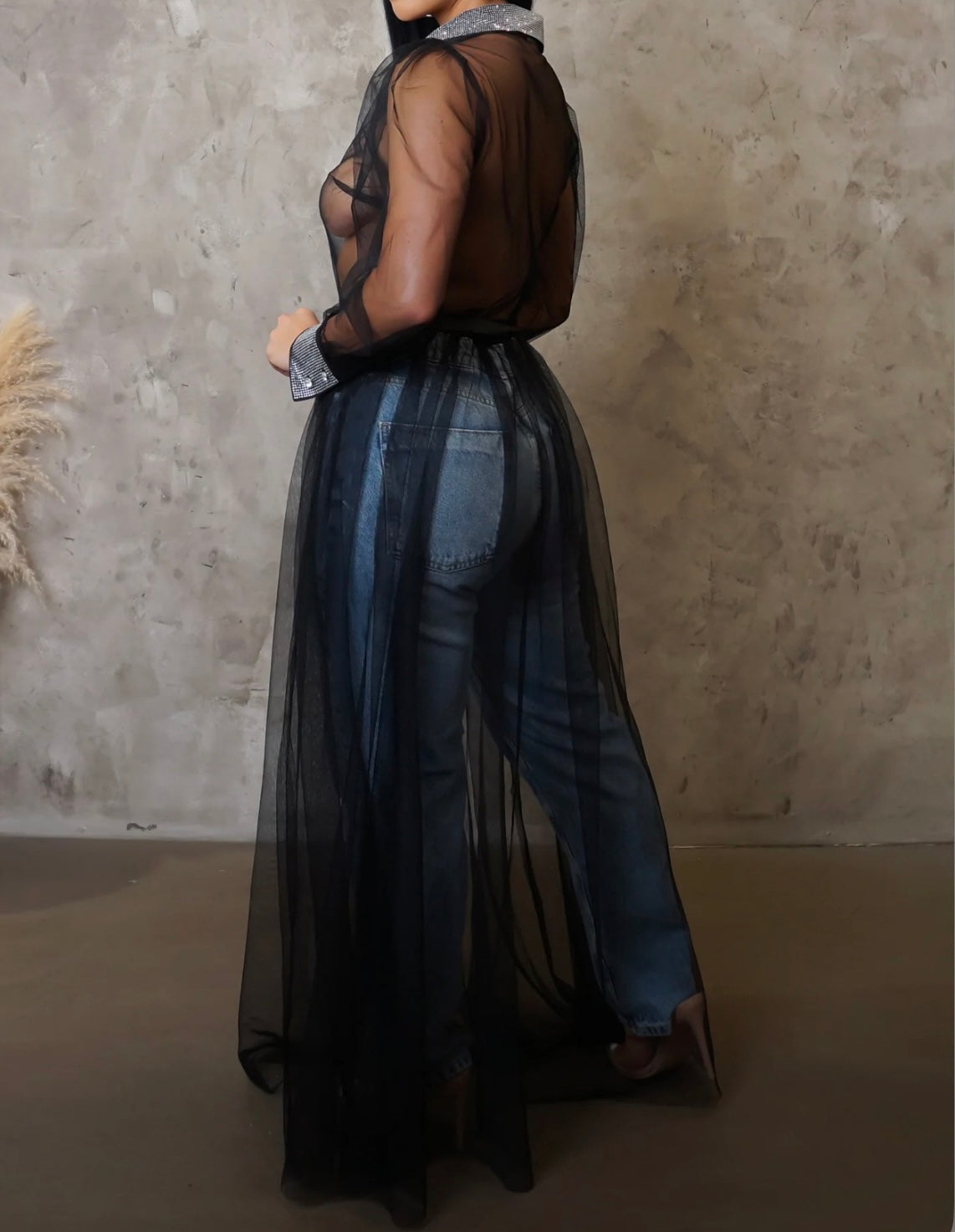 LONG AFTER TOP ( Black )
