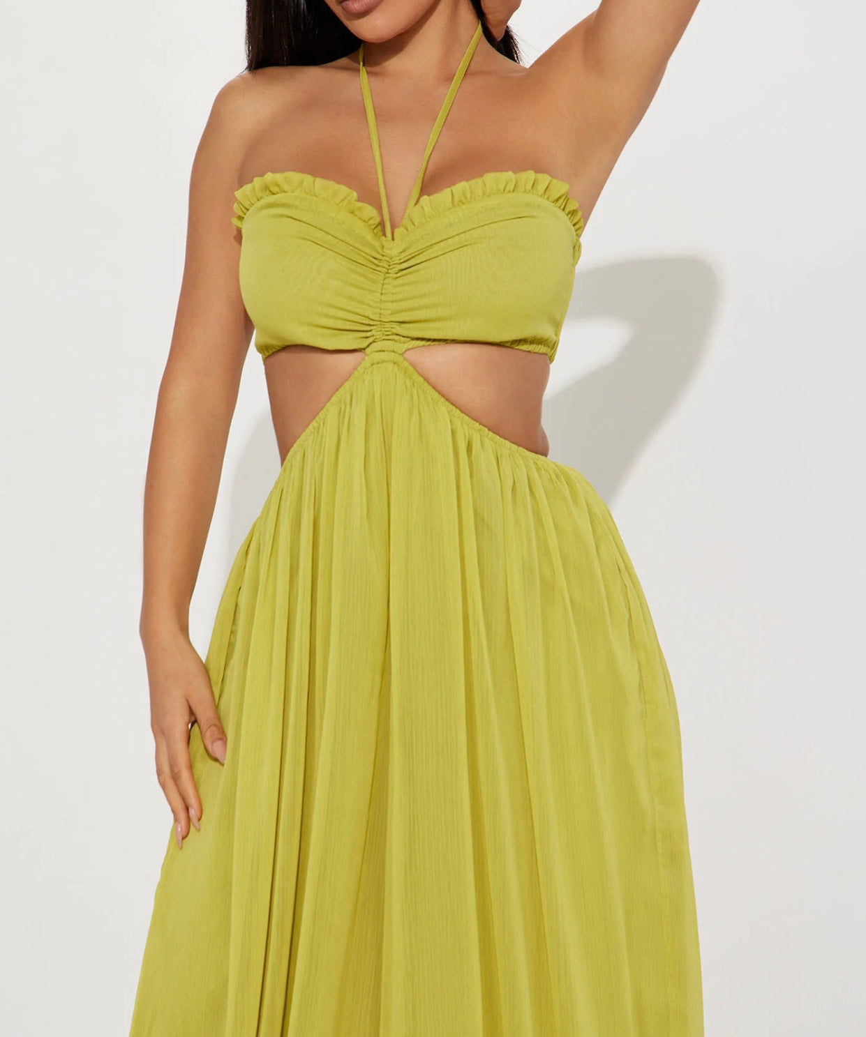 Halter Neck Wide Leg Jumpsuit