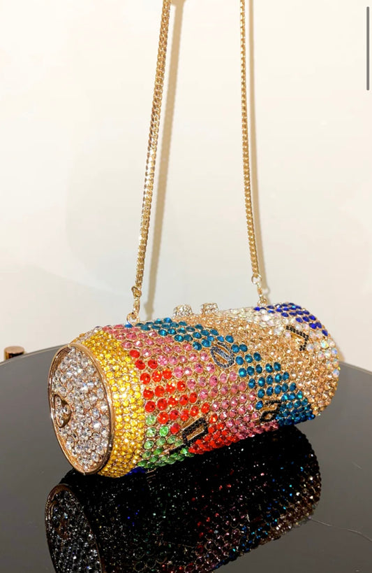 CRYSTAL CLUTCH PURSE