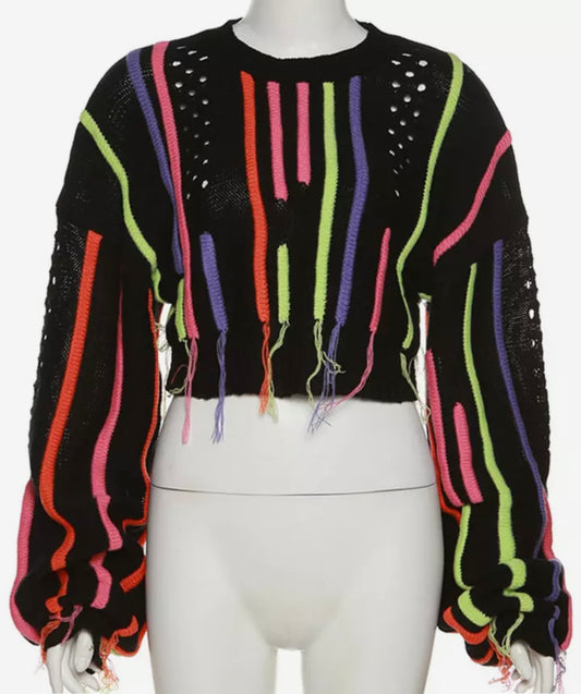 VICKII LONG SLEEVE SWEATER TOP