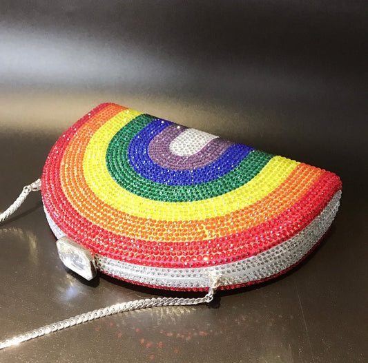 CRYSTAL CLUTCH PURSE