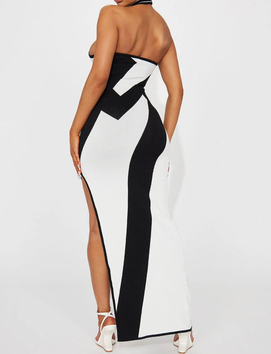 THE ULTIMATE VIBES DRESS ( Black /White )